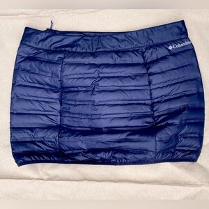 Columbia Puffer Down Insulated Ski Snow Skirt 14 | Navy